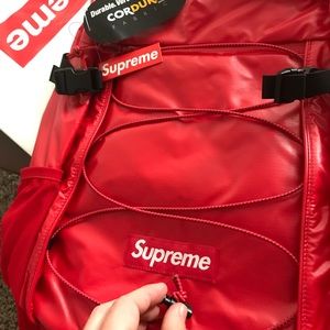 supreme nylon backpack